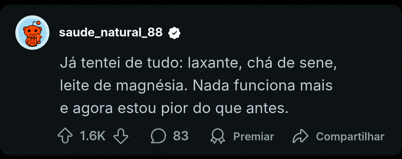 Post: Já tentei de tudo e agora estou pior do que antes